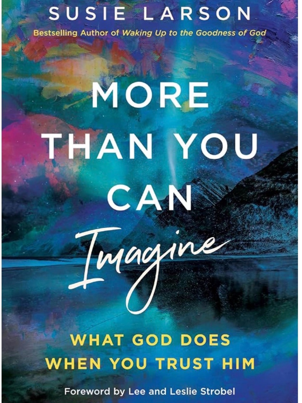 'More Than You Can Imagine' Art Print in Blue and Teal